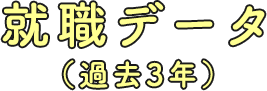 就職データ（過去3年）